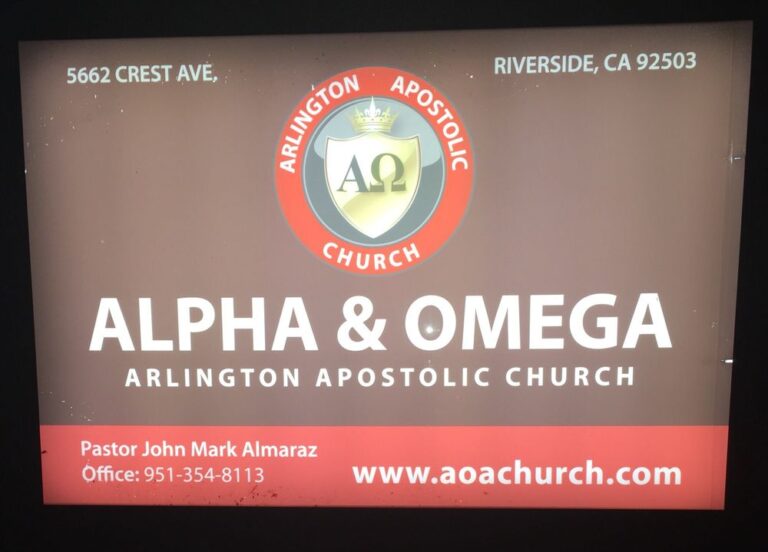 alpha and omega arlington apostolic church riverside