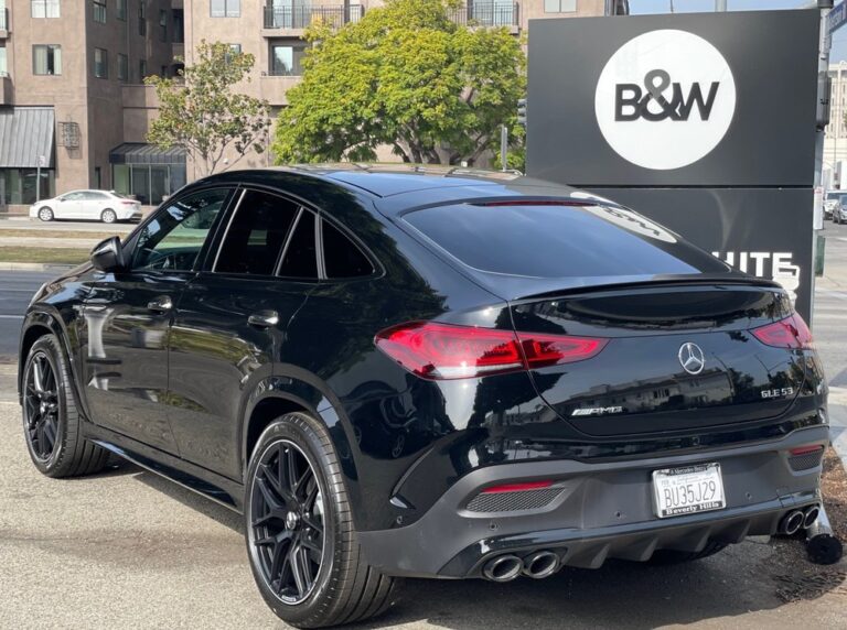 black and white car rental los angeles