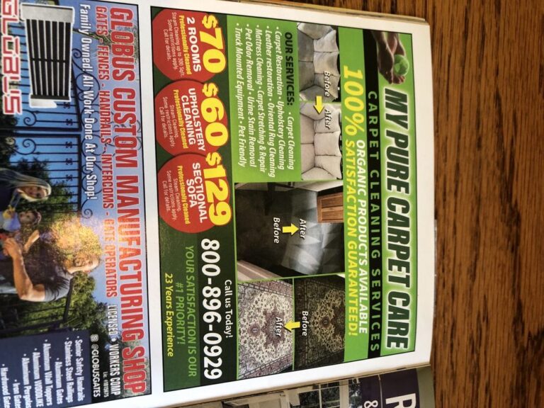 my pure carpet care cleaning service van nuys