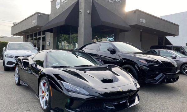 black and white car rental los angeles